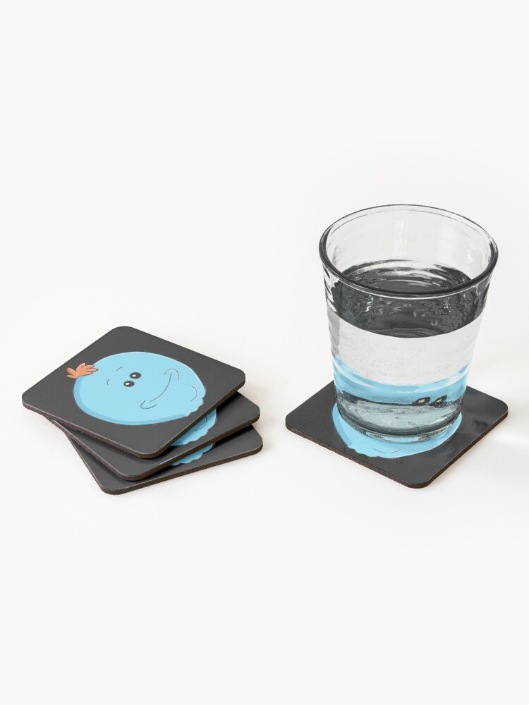 Alternate view of Mr. Meeseeks - Rick and Morty Coasters (Set of 4)