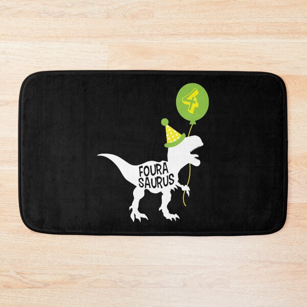 Item preview, FOUR-asaurus Dino Dinosaur 4rth Birthday Gift Idea designed and sold by haselshirt.