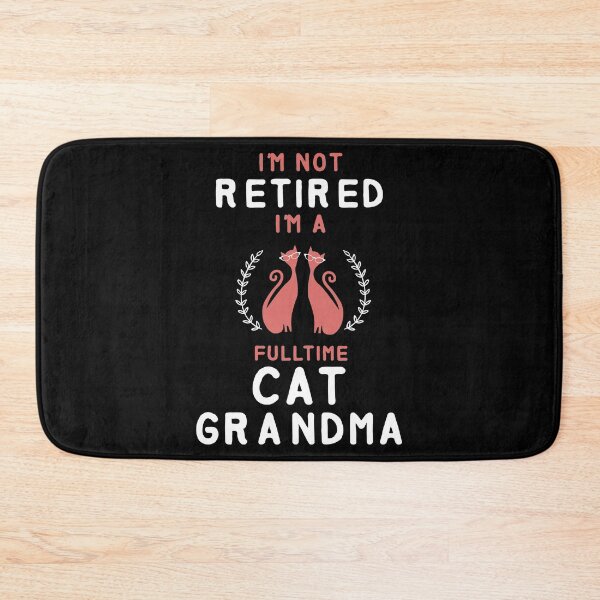 Item preview, Retired Full time Cat Grandma Retirement Gift designed and sold by haselshirt.