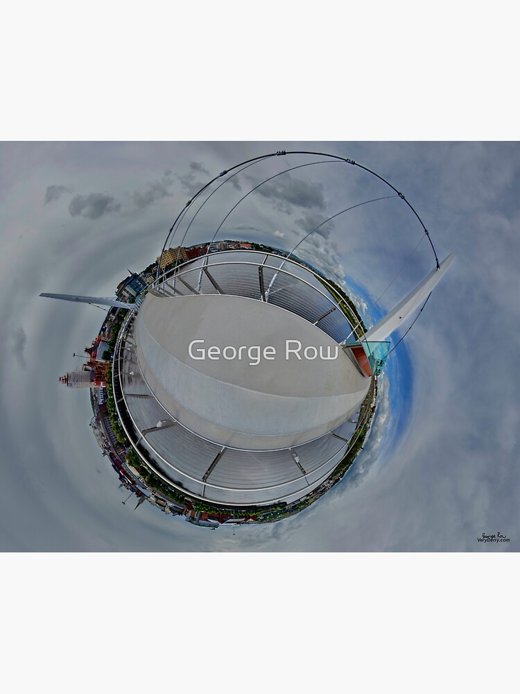 Peace Bridge Panorama - River Foyle, Derry by VeryIreland