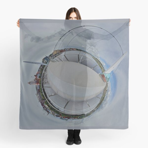 Peace Bridge Panorama - River Foyle, Derry Scarf
