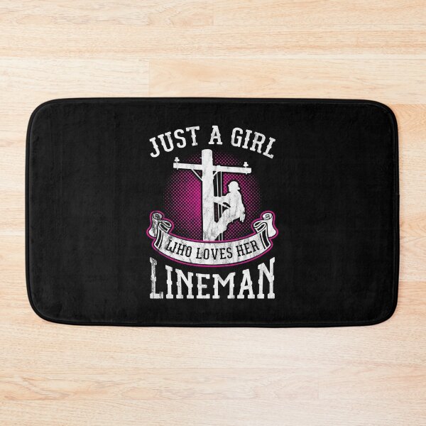 Item preview, Girl Who Loves Her Lineman Line Worker Gift Idea designed and sold by haselshirt.