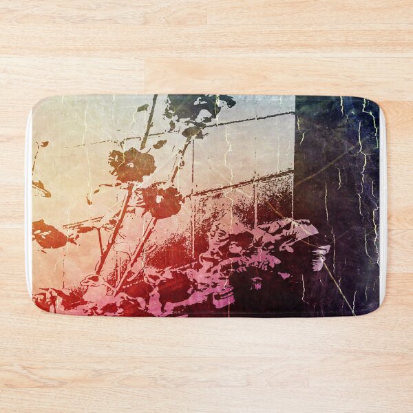 Item preview, Abstract Antiqued Hollyhocks Silhouette designed and sold by indigorayz.
