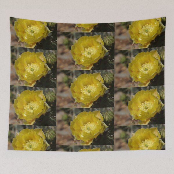 Item preview, A Prickly Pear Flower Draws Visitors designed and sold by MomentofPercep.