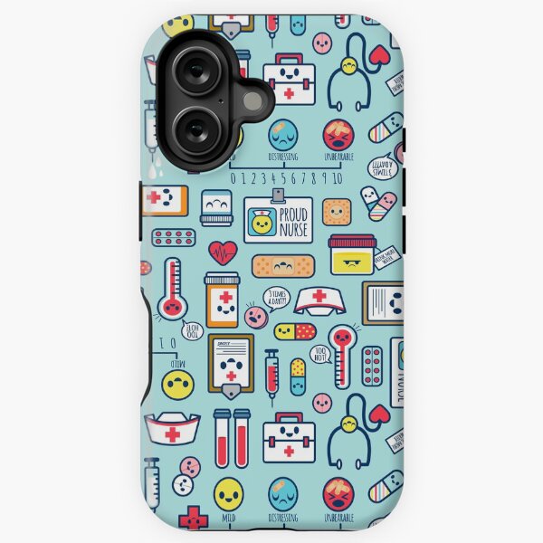 Item preview, Proud To Be a Nurse / Surface Pattern Design / Blue designed and sold by jsongdesign.