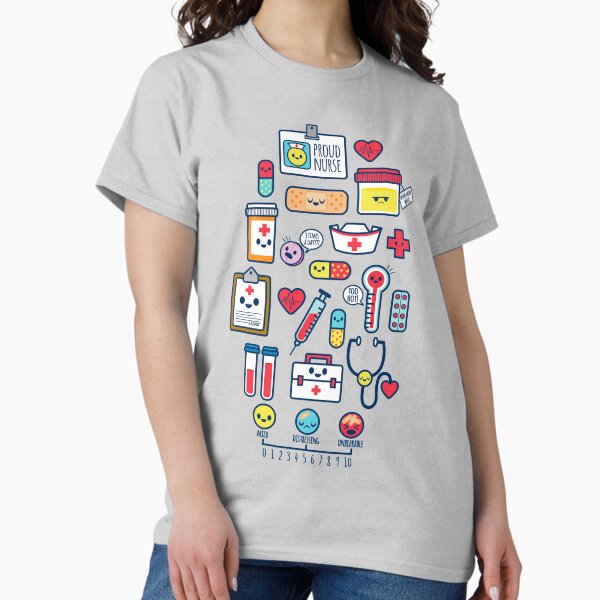 Item preview, Proud To Be a Nurse / Surface Pattern Design / Blue designed and sold by jsongdesign.
