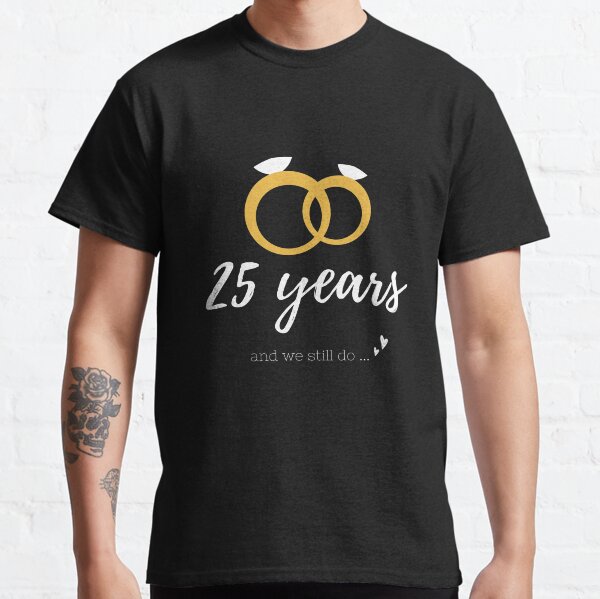 25th anniversary t shirt design