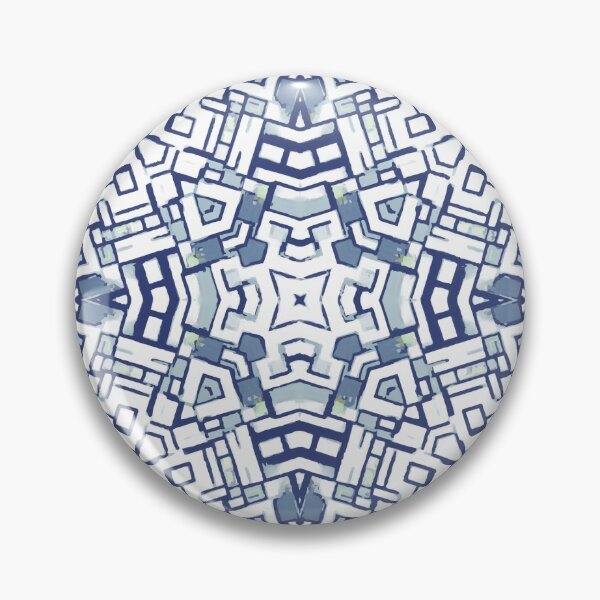 Item preview, Blue Minimal Mosaic designed and sold by hatimelhag.