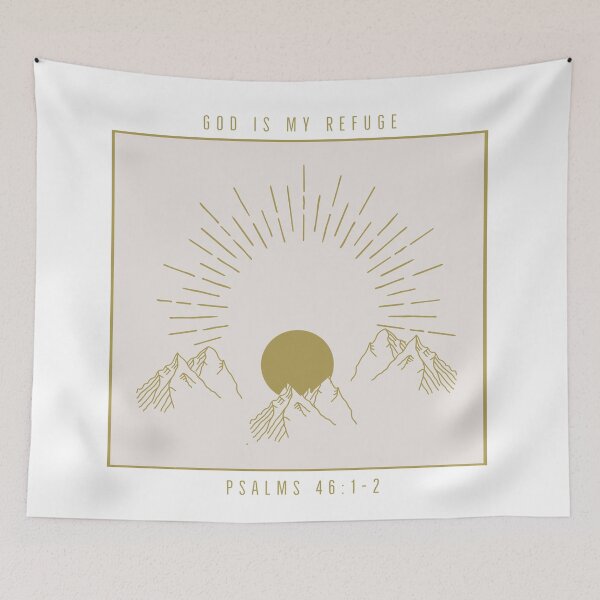 Item preview, God is Our Refuge designed and sold by Alifewellloved.