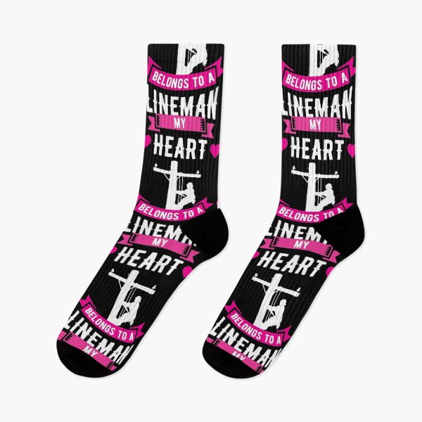 Item preview, My Heart Belongs To A Lineman Line Worker Gift Idea designed and sold by haselshirt.