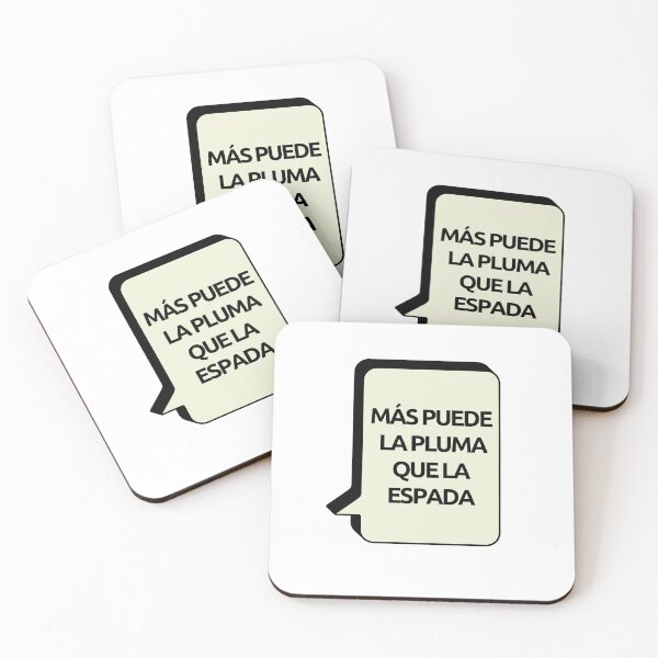Item preview, Más puede la pluma que la espada designed and sold by Inspirationmotivation.