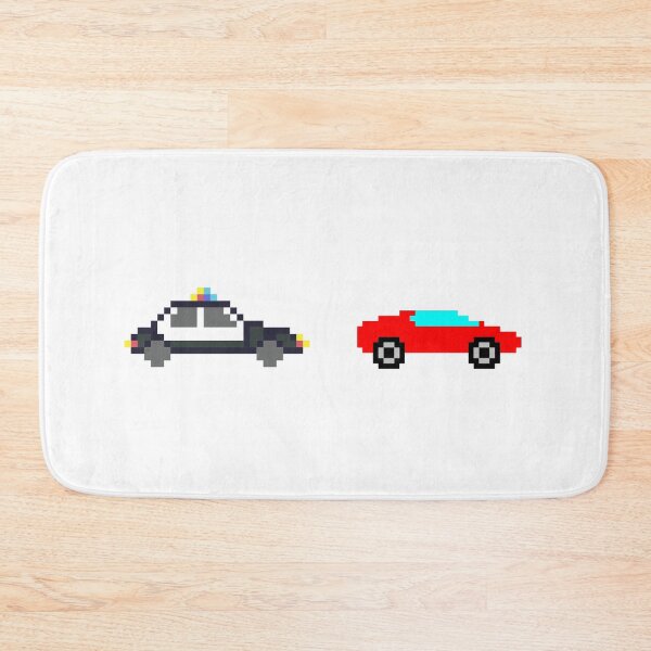 Item preview, Police Chases Red Car 8 Bit designed and sold by videogamegenius.