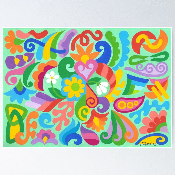 COLORS AND SHAPES Poster
