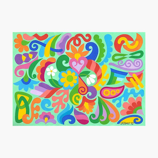 COLORS AND SHAPES Photographic Print