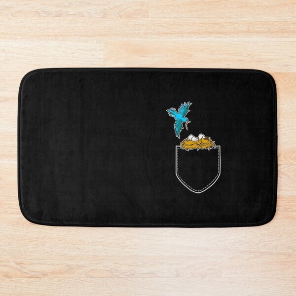 Item preview, Pocket Bluebird Cute Nest with Hatching Eggs Graphic design designed and sold by tronictees.