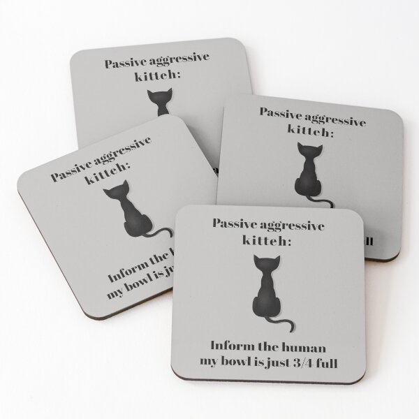 Item preview, Passive aggressive felines designed and sold by WillowsMom68.