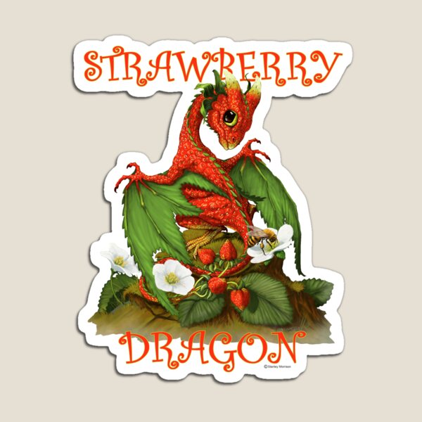 Strawberry Dragon Magnet