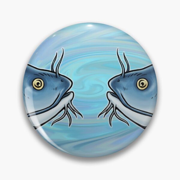 Item preview, Symmetrical Catfish Print Version 3 designed and sold by CatharticOutlet.