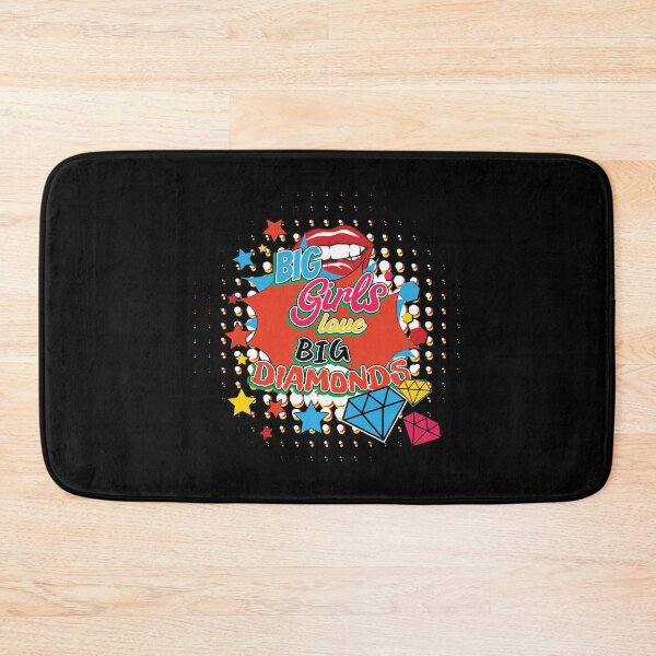 Item preview, Pop Art Shirt Big Girls Love Big Diamonds Graphic Art Gift Tee designed and sold by haselshirt.