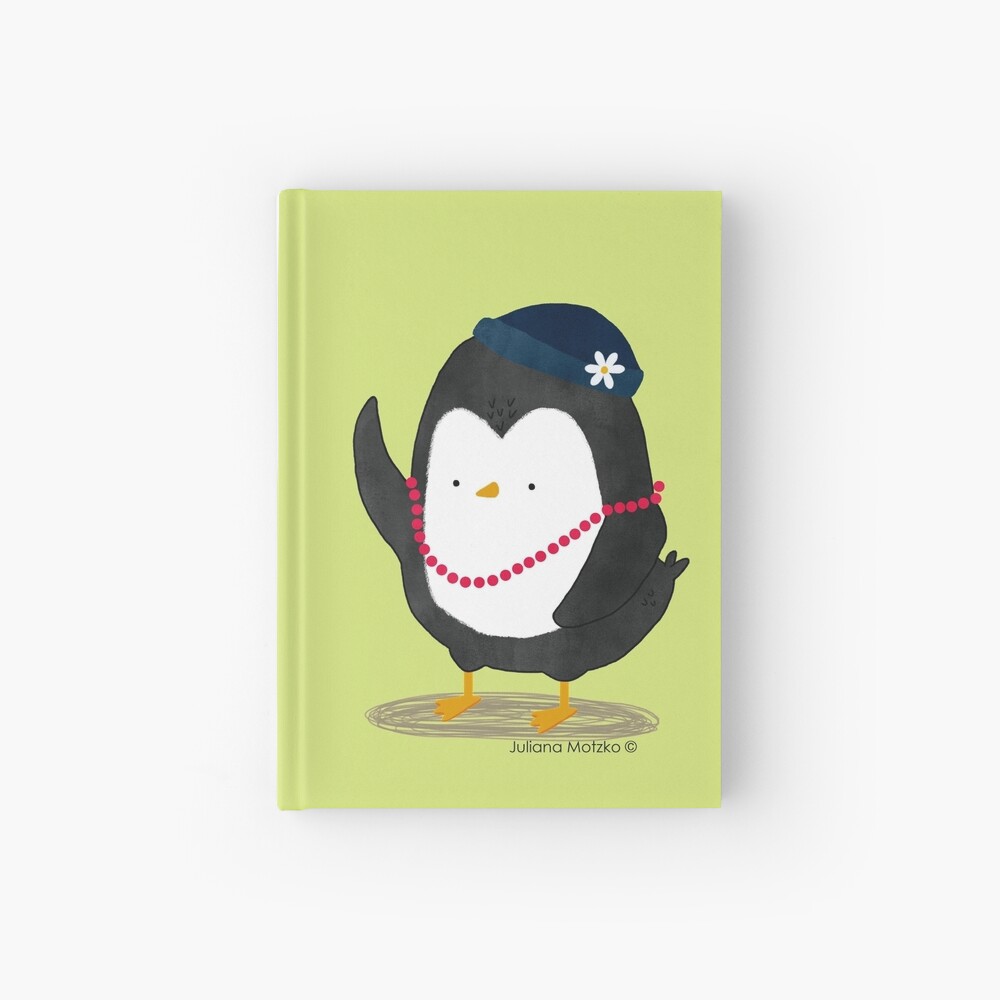 Lady Daisy Penguin Hardcover Journal