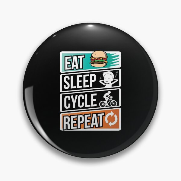 Artikelvorschau, Cyclist Bicycle Biking Life Cycle Repeat Love Cycling entworfen und verkauft von haselshirt.