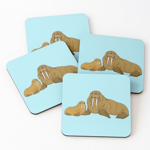 Item preview, Walrus mom and calf designed and sold by sharkbait83.