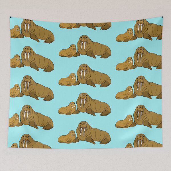 Item preview, Walrus mom and calf designed and sold by sharkbait83.