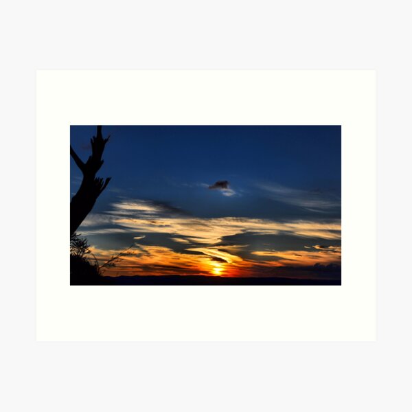 Item preview, Autumn Sunset - Blackheath Lookout NSW Australia designed and sold by Bev Woodman.