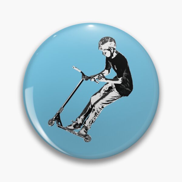 Item preview, Mid-Air Turn - Stunt Scooter Move designed and sold by NaturePrints.