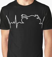 Motorcycle Life Line Graphic T-Shirt
