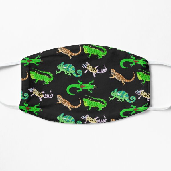 Lizard Party Flat Mask
