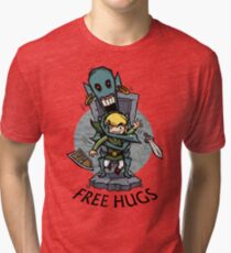 Zelda Wind Waker FREE HUGS Tri-blend T-Shirt