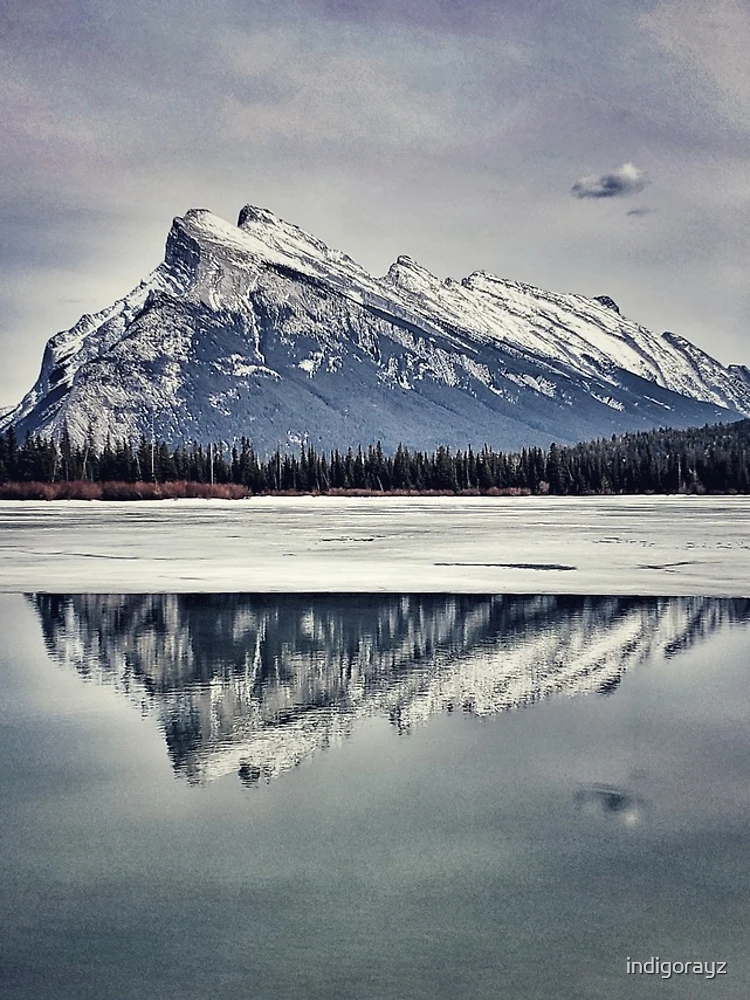 Thumbnail 4 of 4, iPhone Case, Mount Rundle Reflected designed and sold by indigorayz.