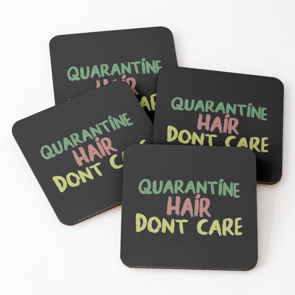 Item preview, QUARANTINE HAIR DONT CAR T-Shirt funny saying Humor Slim Fit T-Shirt designed and sold by sfyn-na.