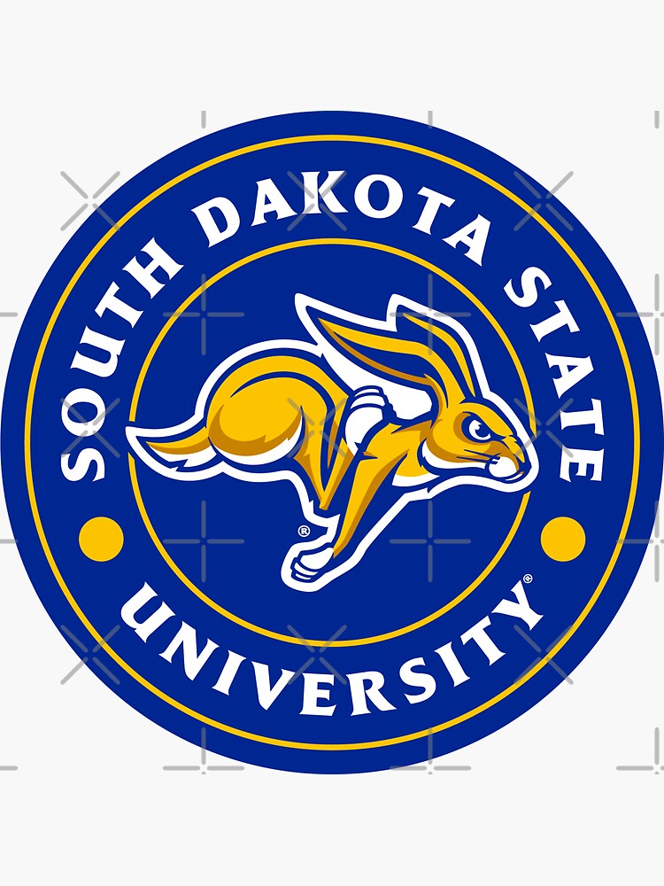 "South Dakota State University - Jackrabbit Logo" Sticker by wuflestadj