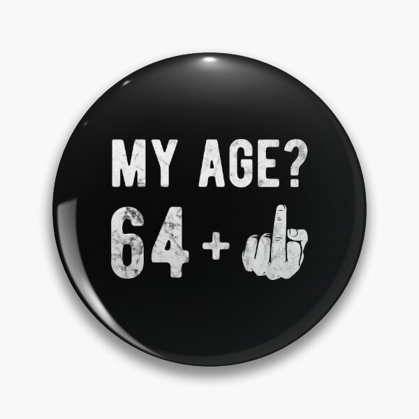 Item preview, My Age Finger 64  Birthday Gift Idea designed and sold by haselshirt.