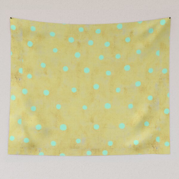 Item preview, Vintage Pineapple Green Polka Dots designed and sold by rupydetequila.