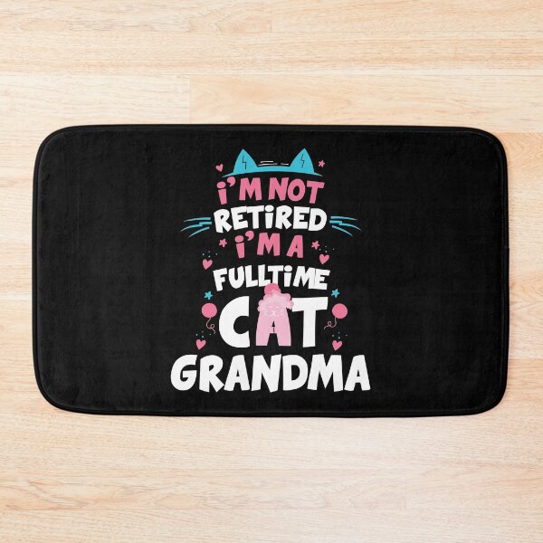 Item preview, Retired Full time Cat Grandma Retirement Gift designed and sold by haselshirt.