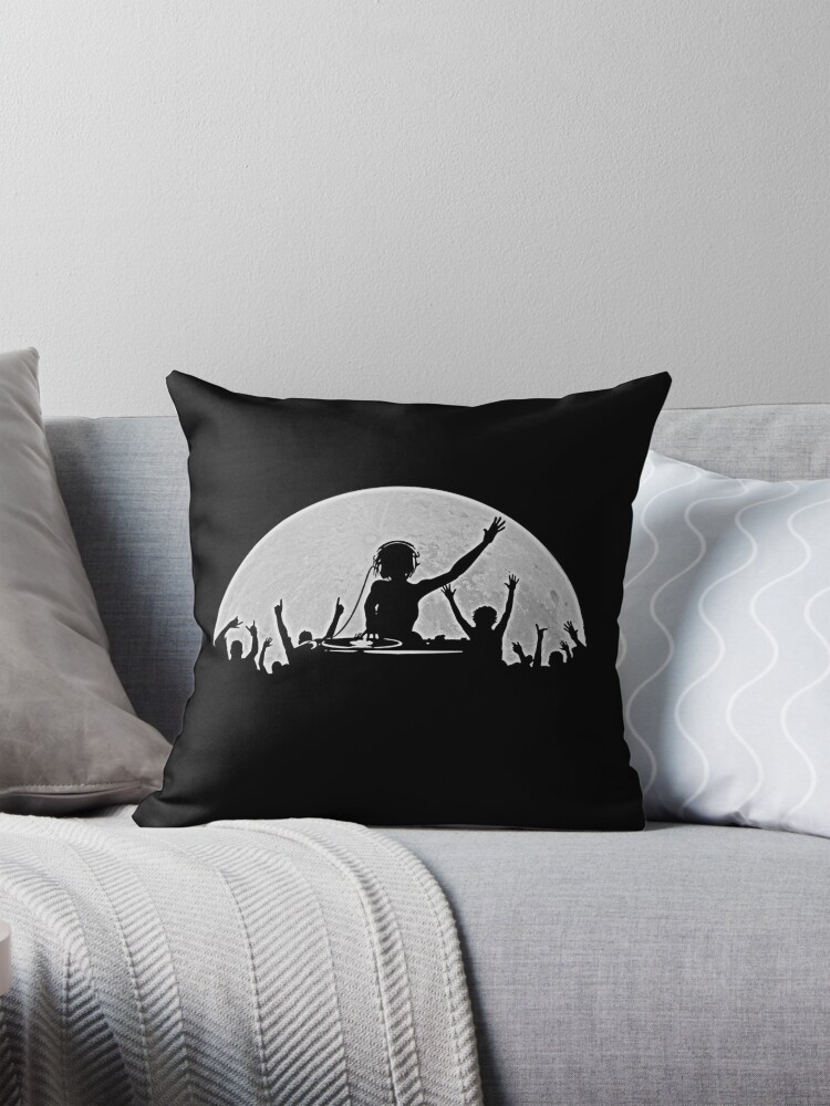 Thumbnail 1 of 4, Pillow, Full Moon Party designed and sold by atartist.