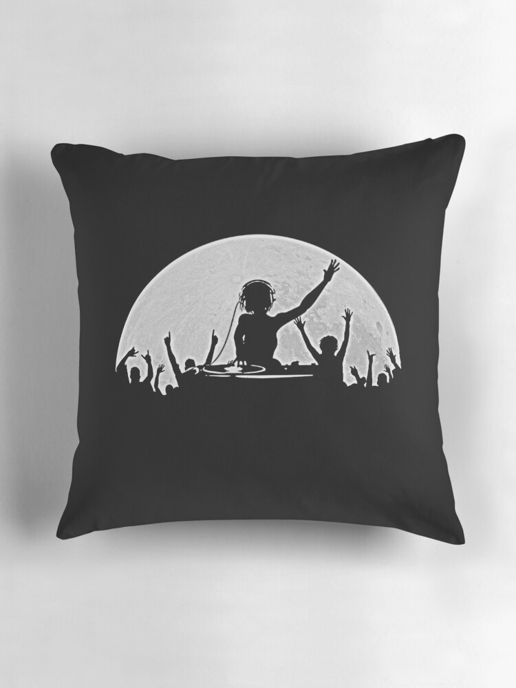 Thumbnail 3 of 4, Pillow, Full Moon Party designed and sold by atartist.