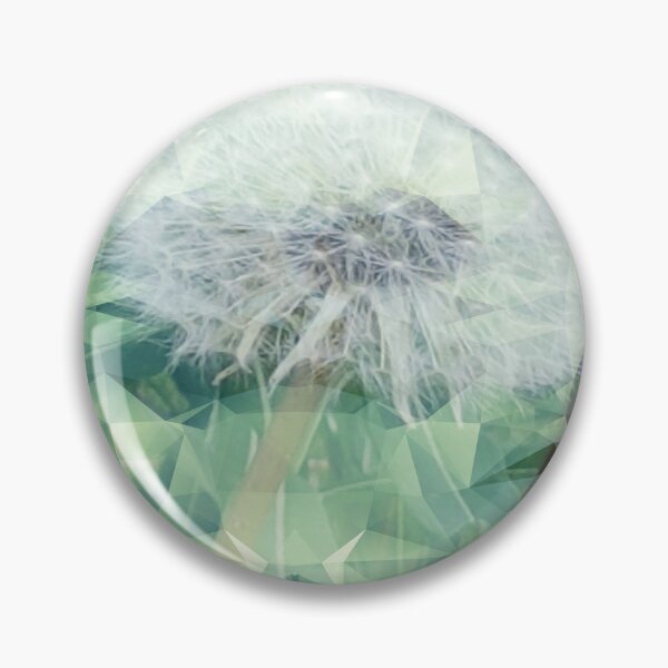 Item preview, Dandelion on Green Geometric Background designed and sold by indigorayz.