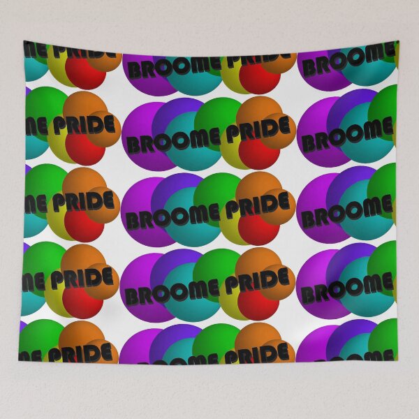 Item preview, Broome Pride Deconstructed 3D Logo Black designed and sold by BroomePride.