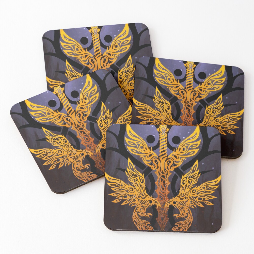 Item preview, Coasters (Set of 4) designed and sold by JerinDrawing.
