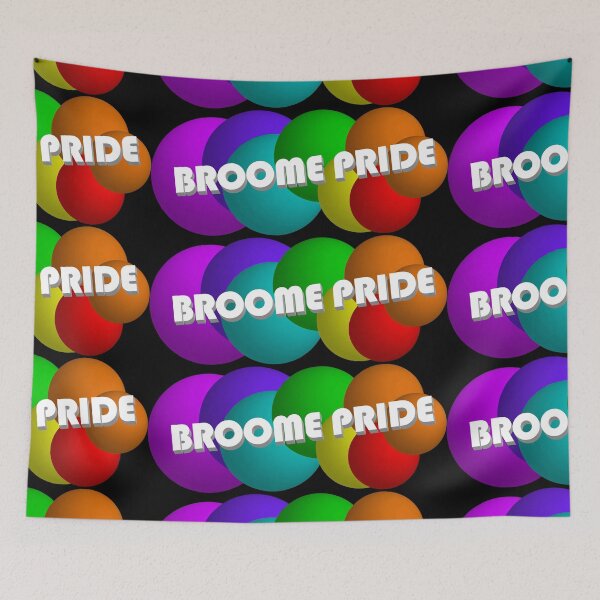 Item preview, Broome Pride Deconstructed 3D Logo White designed and sold by BroomePride.