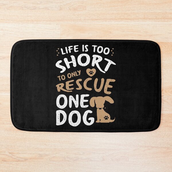 Artikelvorschau, Life Is Too Short To Only Rescue One Dog Gift entworfen und verkauft von haselshirt.