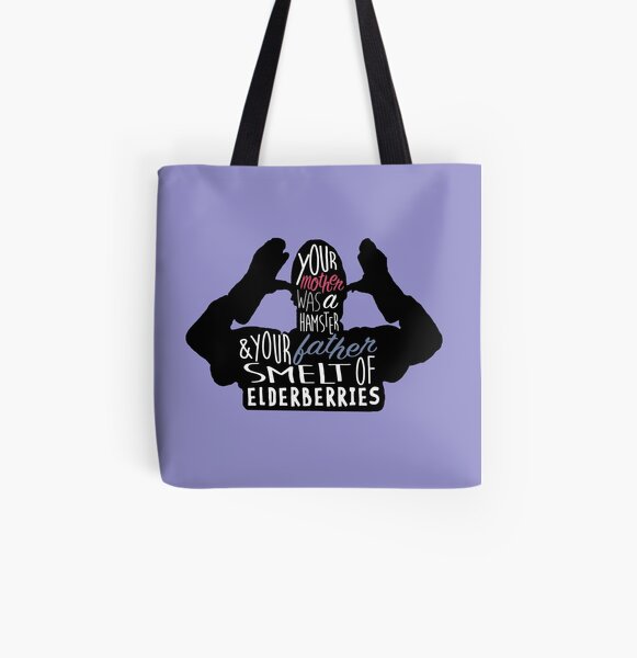 Taunter francés Bolsa estampada de tela