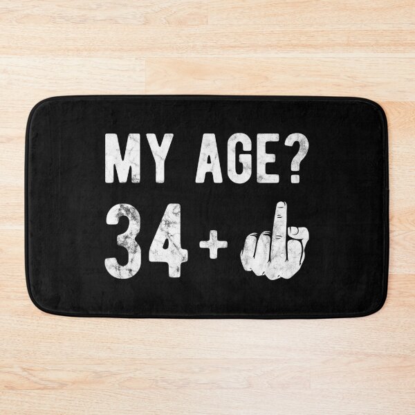 Item preview, My Age Finger 34 Birthday Gift Idea designed and sold by haselshirt.