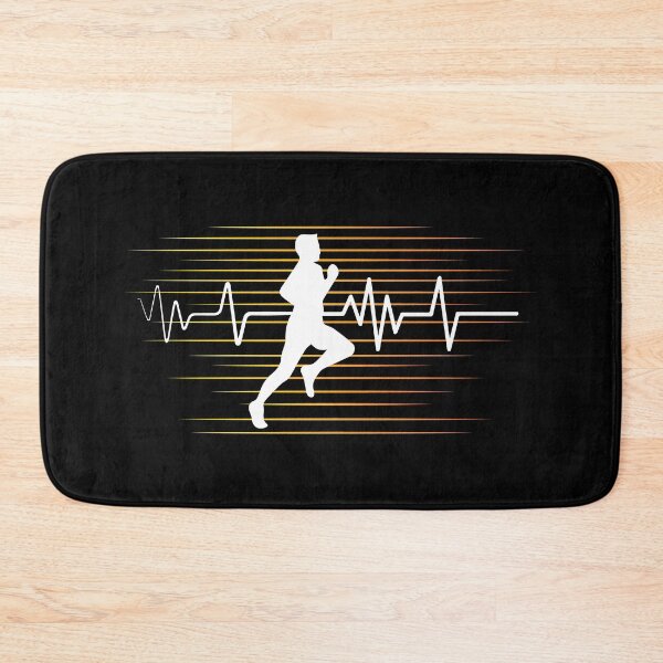 Item preview, Running Heartbeat Marathon Runner Gift Idea designed and sold by haselshirt.