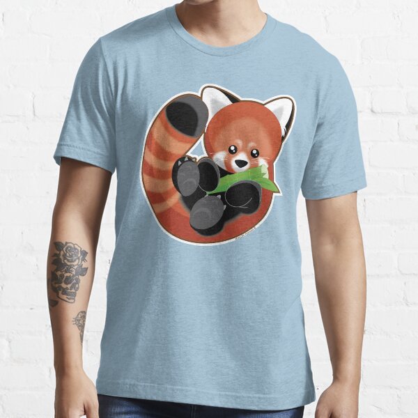 “Cute Red Panda” T-shirt for Sale by kimchikawaii | Redbubble | red