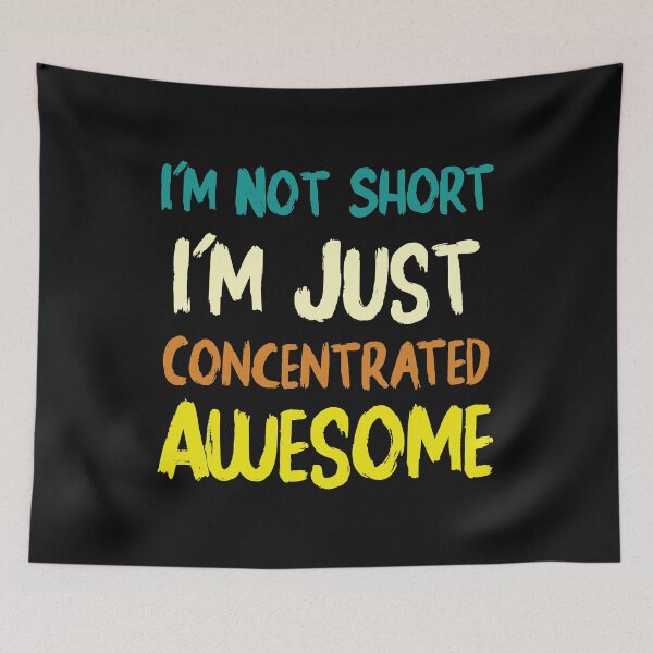 Item preview,   QUARANTINE I'M NOT SHORT I'M JUST CONCENTRATER   T-Shirt funny saying Humor Slim Fit T-Shirt designed and sold by sfyn-na.